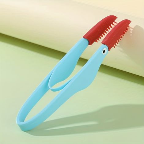 Brosse pour taches lacrymales – Nettoyant pour les yeux de chat et brosse à poils doux avec pince à épiler
