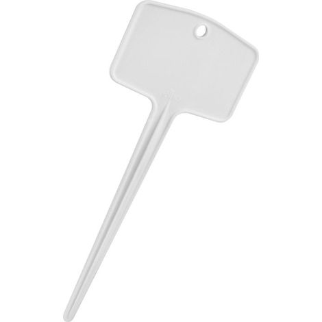 Elho Green Basics Etiquette À Planter 6 - Accessoires pour Extérieur & Récolte - Ø 6.5 x H 12.5 cm - Blanc/Blanc (1/5)