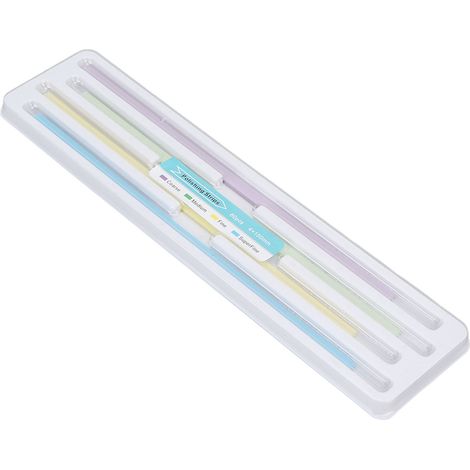 Lot de 60 bandes de polissage dentaire pour le polissage des dents, 4 couleurs, papier de verre dentaire en plastique résistant à l'usure, lime dentaire portable (1/5)