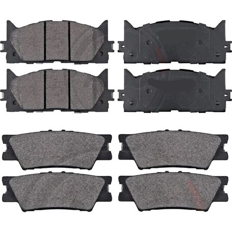 KIT PASTIGLIE FRENO ANTERIORI E POSTERIORI compatibile con LEXUS IS I (E1) / PASTIGLIE FRENANTI AUTO OEM FDB1564,FDB1610 / SOSTITUZIONE DIRETTA / BASSA POLVERE / SILENZIOSO