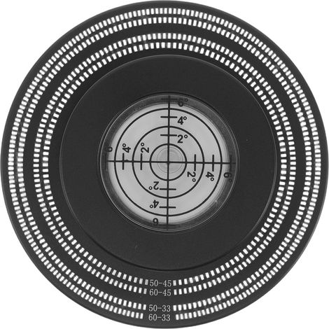Poids pour disques Vinyle à Niveau à Bulle - Stabilisateur de Poids pour Platine Vinyle - Amélioration de la qualité sonore pour systèmes Audio domestiques et Performances DJ (1/5)