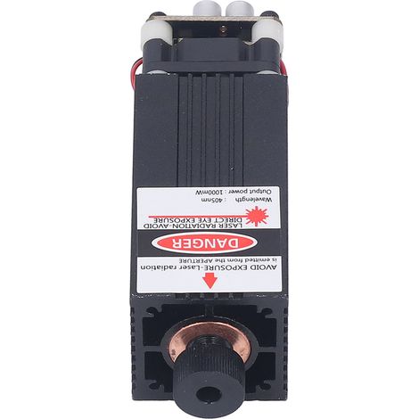 Module Gravure Laser 405nm 1W Mise au Point Réglable Dissipation Rapide Kit Découpe Bois Graveur Haute Précision (1/5)