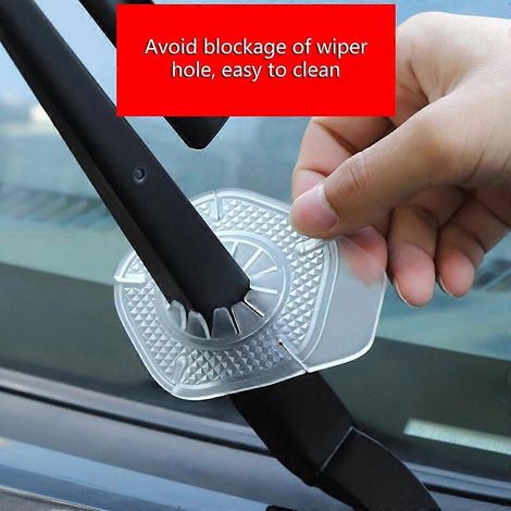 Cache-essuie-glace de voiture, protection anti-poussière pour essuie-glaces. (1/4)