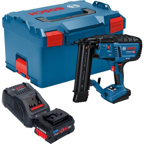 Chiodatrice a batteria Bosch GNH 18V-50 M Professional 18 V 16 - 50 mm + 1 batteria ProCORE da 8,0 Ah + caricabatterie + L-Boxx (1/5)