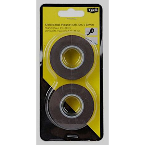 Magnetisches Klebeband 5m x 1,9cm Magnetklebeband Bastelband Magnetstreifen