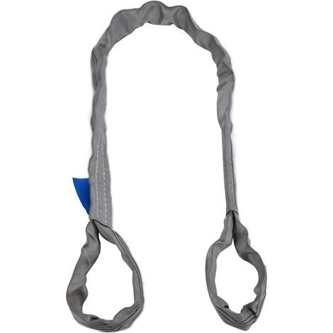 Élingue de levage ronde 4T, Double boucle, sangles flexibles en PES, fournitures de grue, large 85 mm2 mètres (1/5)