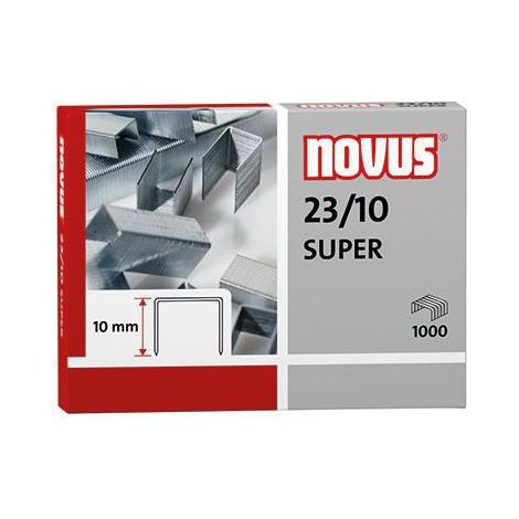 Novus Heftklammern 23/10 super für Heftgeräte dede 1000 dicke Schachtel de verzinkt (1/3)