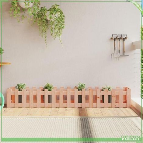 Lit surélevé de jardin - FAFEICY - 832505 - Bois de douglas massif - 200 x 30 x 30 cm - Non traité (1/5)
