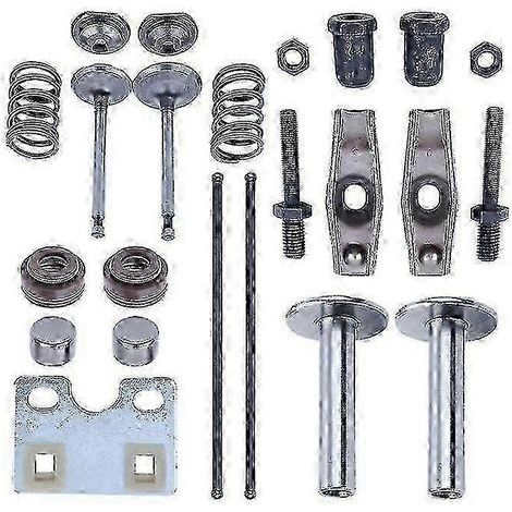 Tige de poussée de soupape de moteur de générateur compatible avec Honda GX340 GX390 188F 5 kW avec plaque de guidage et culbuteur A (1/4)