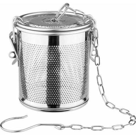 [MAI UTILIZZATO]Colino per spezie in acciaio inossidabile Colino per tè in metallo Colino per spezie in acciaio inossidabile Uovo per spezie - 1,3 L (1/5)