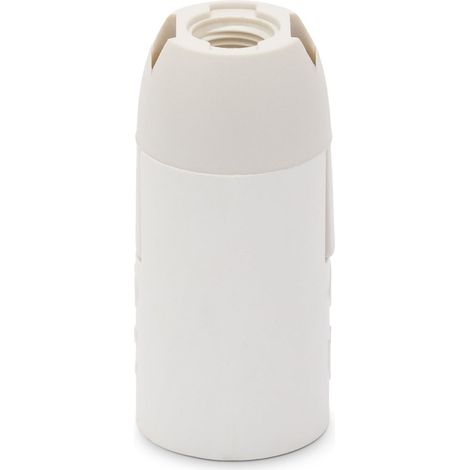 thermoplastique Base Lisse, Douille pour Ampoule à culot E14. Blanc (1/5)