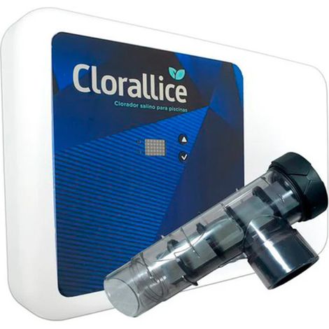 Clorador Salino Clorallice Basic 30 g/h  Para Piscinas hasta 90 m³  Sistema Electrólisis Salina