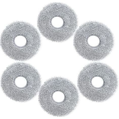6 Lingettes pourX10/S10 Plus/L10S UltraMicrofibre Améliorée, Douce, Lavable et Réutilisable Chiffons (1/5)