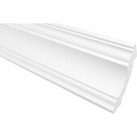 2 Meter Zierleiste PU stoßfest Grand Decor 83x83mm P835 (1/2)