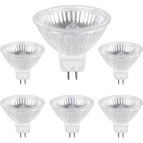 Ampoule halogène GU5.3 12 V 35 W/50 W, MR16, blanc chaud 2 700 K, réflecteur à intensité variable pour éclairage sur rail, éclairage (1/5)