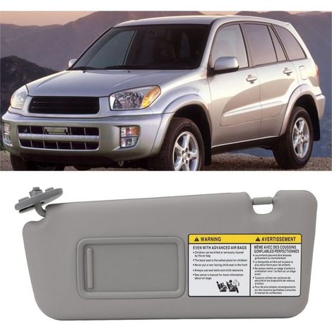 By-sun multifunctional with mirror of maquillage for RAV4 2004-2005 Protection against glare and UV Material ABS gray - 7432042420B0 (1/5)