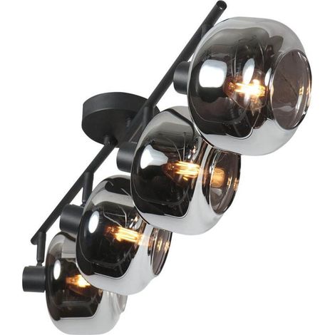 Plafonnier noir Tenebris 4 lumières - 4211ZW (1/3)