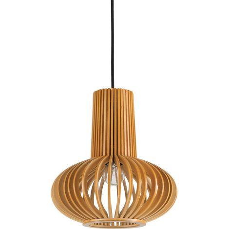Ideal Lux Citrus - 1 Licht Decke Anhänger Holz, E27 (1/2)