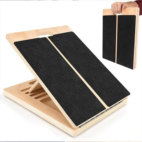 Rampe en bois pliable, étireur articulaire, équipement d'entraînement à l'équilibre, de yoga et de Pilates (1/5)