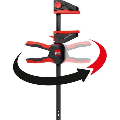 BESSEY Einhandzwinge EZ drehbarer Griff 300x80mm (1/10)