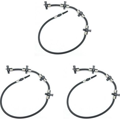 Convient pour 3X A6460700932 6460700932, convient pour Mercedes-Benz Sprinter 2.2 CDI durite de fuite de carburant/durite de réservoir de carburant/durite d'injecteur (1/5)