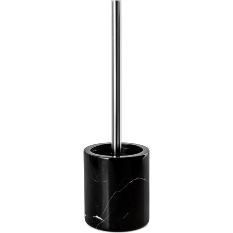 Q-BATH PREMIUM DECOR 1543 Toilettenbürste, schwarzer Marmor (1/3)