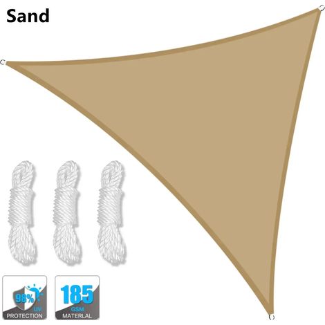 (Jaune sable, 5 x 5 x 7 m) Auvent imperméable, tente de jardin, protection solaire pour terrasse/piscine (1/5)