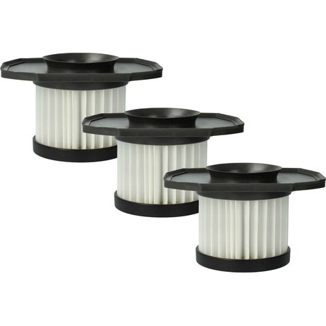 vhbw 3x filtre compatible avec Ryobi P718 18 Volt One + Stick Vac, P718B 18 Volt One + Stick Vac aspirateur - Filtre HEPA contre les allergies