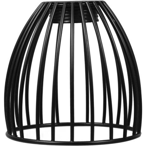Abat-Jour Cage Métallique Pour Suspension 8X8X8 Cm Abat-Jour En Fer Forgé Pour Lampe Intérieure Accessoire Luminaire Décoratif Style Industriel (1/5)