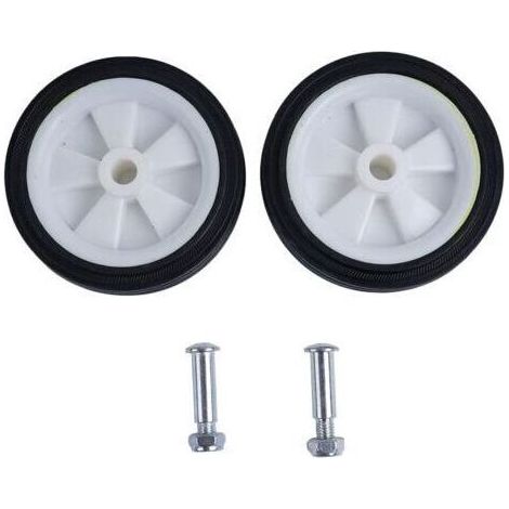 Beijiyi – Lot de 2 roulettes pour compresseurs d'air – Roues 15,7 cm silencieuses et antidérapantes – Absorption des chocs – Pour pompes à air (1/3)