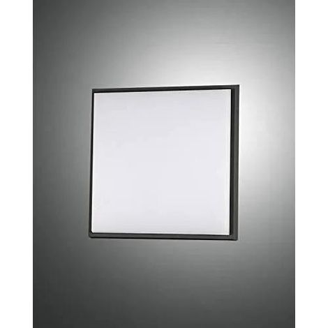 Fabas Luce Plafón Élite negro LED 10W 900 lúmenes