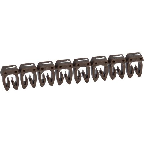 038211 Legrand - Boite De 1200 Repères Cab 3 Pour Fils 0,5mm² à 1,5mm² - Marquage Chiffre 1 Brun (1/5)