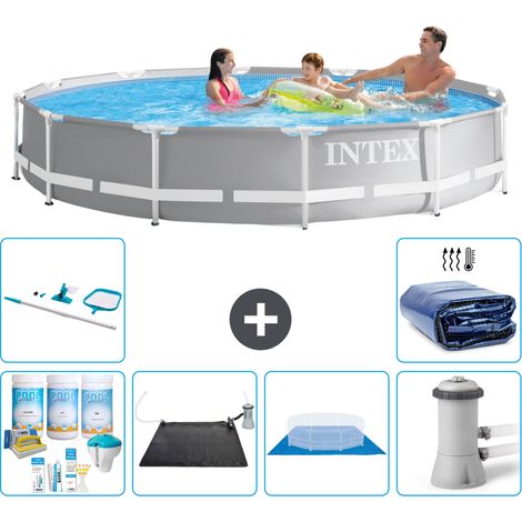 Intex Piscine Prism Frame Ronde - 366x76 cm - 7-pièces S20527 (1/5)