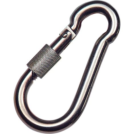 Moschettone Pompiere Inossidabile Con Serratura 80x8 Uso Domestico