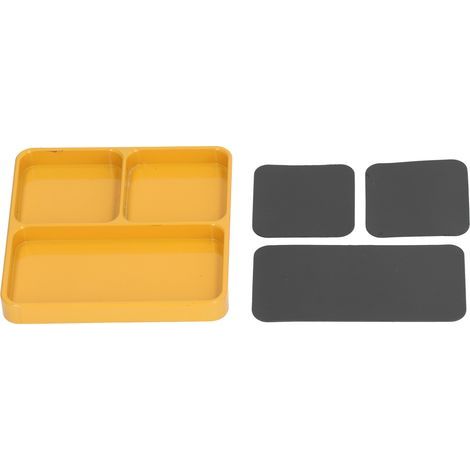 Plateau Magnétique Résistant à la Chaleur 13,8x11x2cm Alliage d'Aluminium pour Outils de Bricolage (1/5)