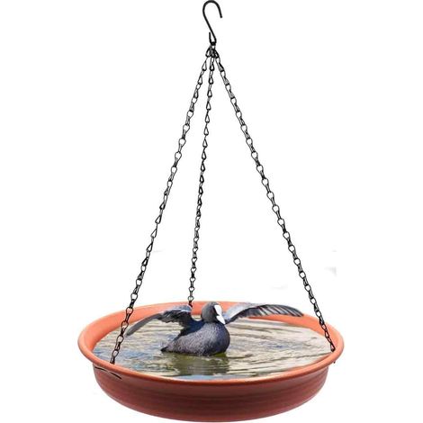 Mangeoire Oiseaux - Abreuvoir Oiseaux - Bains Pour Oiseaux Sauvages - 30 Cm - Extérieur Jardin Balcon - 1 Pièce (1/5)
