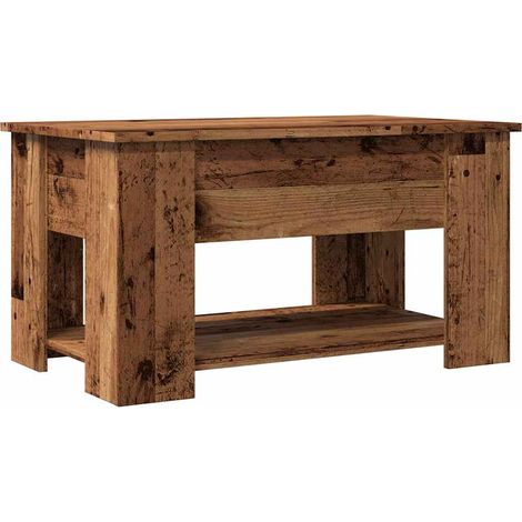 Maison Exclusive - Table basse vieux bois 79x49x41 cm bois d'ingénierie