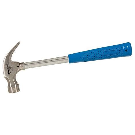 Marteau menuisier 570 g arrache clous manche tubulaire en acier chrome