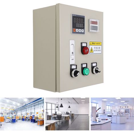 Boîtier de régulation de température intelligent BERM/BEM-TC7A-2Z-32A-2P-CT PID, contrôleur de température intelligent, 220 V CA, 7,5 kW, avec thermocouple (1/5)