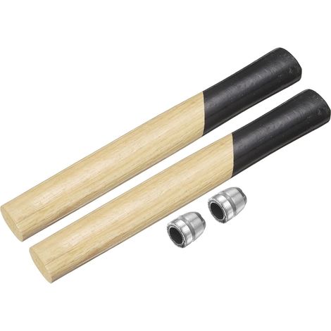 11.4" Manches De Remplacement En Bois Pour Maillet Avec Cales Rondes Pour Tête Ronde Octogonale De 4lb Pour Charpente Menuiserie Construction Bricolage Outils De Hache Maillet (1/5)