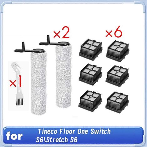 Filtre à brosse rotative avec 1 brosse de nettoyage pour aspirateur eau et poussière Tineco Floor One Switch S6/Stretch S6 C (1/5)