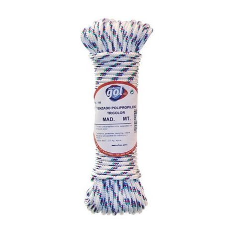 Madeja 15mt cuerda tender 5mm tricolor 154150
