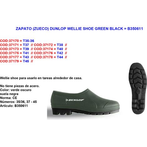 Dunlop Gummistiefel Nummer 42 Grün/Schwarz