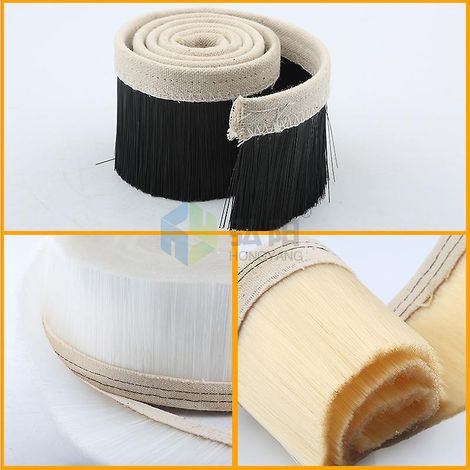 Brosse de protection anti-poussière noire de 1 mètre pour moteur de broche de fraiseuse CNC, aspirateur, machine de gravure (70 mm/100 mm) (1/5)