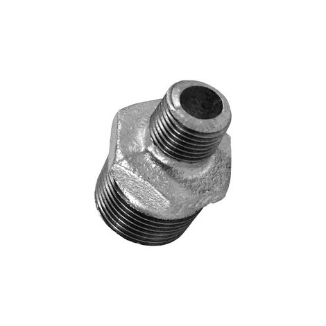 Vite Doppia Ghisa Zincata Rid. Ø 1 x 3/4 Nipplo 5 Pezzi