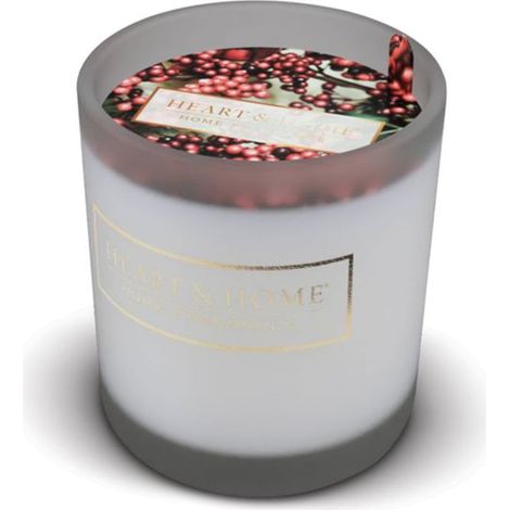 Petite bougie heart and home épices et cranberry (1/2)