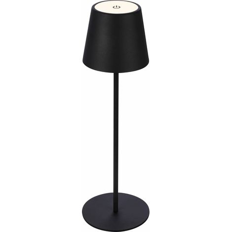 L�MPARA DE MESA BT10008 BATER�A RECARGABLE NEGRO