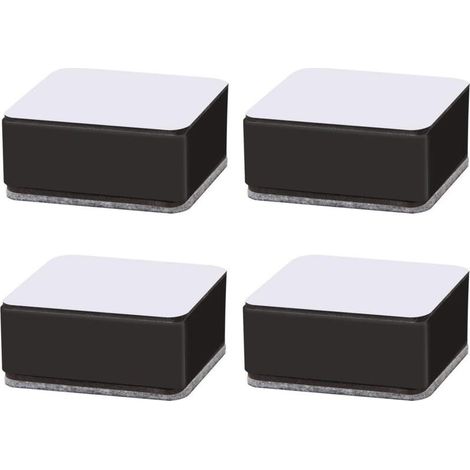 Furniture risers, bed furniture legs, lift table, sofa bed, carbon steel bed riser, adhesive furniture riser for sofa, coffee table, cabinet, bed, desk, 4 pieces (1/5)