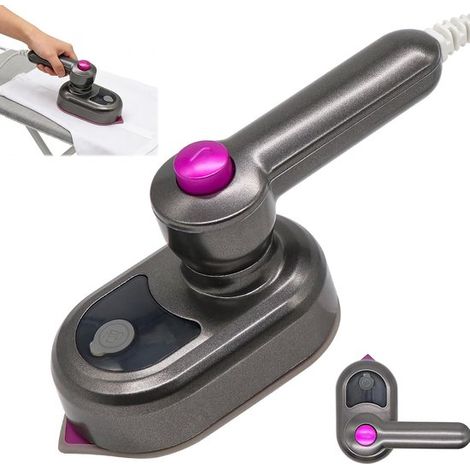 Miniplancha，Vaporizador de ropa，Vaporizador de ropa，Planchas y vaporizadores de ropa，Vaporizador de mano，Plancha de viaje plegable，Gris (1/5)