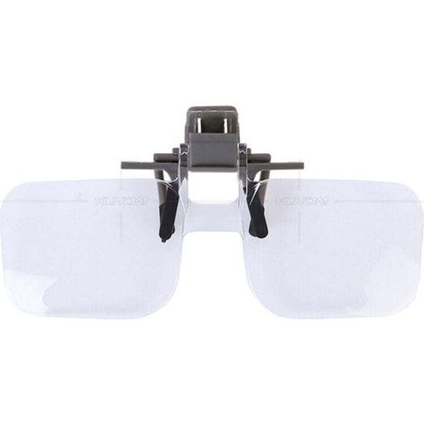 Aufsteckbare Vergrößerungsbrille, faltbare Lesebrille mit 2-facher Vergrößerung für Senioren, Frauen und Männer zum Lesen (1/4)
